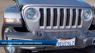 2020 Jeep Wrangler Unlimited Sahara Merced Turlock Madera Fresno Stockton Modesto [upl. by Xel]