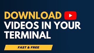How to download youtube videos and audios in linux terminal [upl. by Analim]