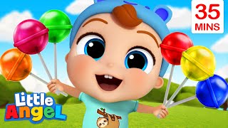 Lollipop Song  More Little Angel Kids Songs amp Nursery Rhymes [upl. by Warren]