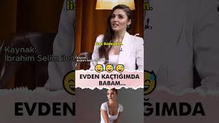 Hande Erçel quotEvden Kaçtığımda Babamquot😂 komik handeerçel [upl. by Cupo]