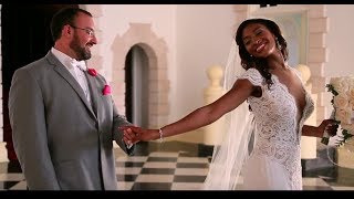 KemeshaJosh Trident Castle Jamaica Destination Wedding [upl. by Ellehsram]