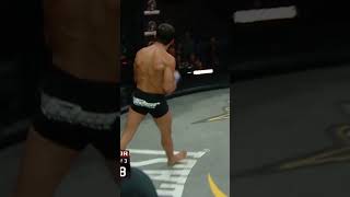 Dantas literally RAN after Reis with this flying knee KO 🦵 MMA Bellator Shorts [upl. by Atinek]