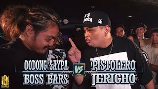 Motus Battle  PISTOLERO  JERICHO vs DODONG SAYPA  BOSS BARS Suprise Freestyle Battle [upl. by Louise]