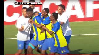 TANZANIA BEATS KENYA 21  U20 AFCON 2024 QUALIFIERS FINAL  FULL MATCH HIGHLIGHTS [upl. by Otrepur]