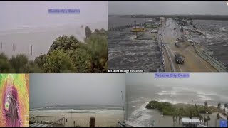 👀Watch 🔴Live Cam from Florida as Hurricane Helene Approaches Multi cam stream [upl. by Ravilob]