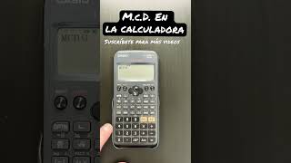 Máximo Común Divisor en la calculadora Casio [upl. by Tootsie]