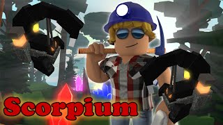 ROBLOX  Miners Haven  Scorpium Mine Review NEW [upl. by Calore670]