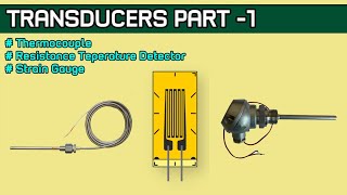 Transducers in Tamil  Thermocouple  Resistance detector  Temperature detector  Strain Gauge [upl. by Ydnas]