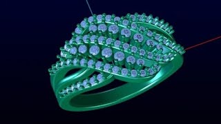 Making of Engagement Ring in Matrix 9 Cad Design Matrix Cad 3D Jewelry design [upl. by Tortosa]