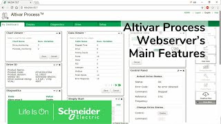 Altivar Process What are the Webservers Main Features  Schneider Electric [upl. by Ames913]