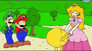 PacMan amp The Super Mario Bros Part 4 PacMan Meets Peach and Bowser [upl. by Enenaej371]