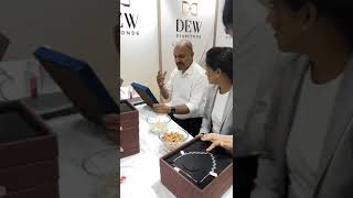 Glimpse of Day 1  IIJS Bombay Exhibition  Dew Diamonds [upl. by Sseb]