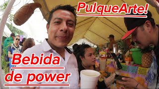 No creerás el Pulque que venden en el tianguis Pulque Arte [upl. by Naej]