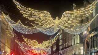 London’s Regent Street Lights “Spirit of Christmas 2024” [upl. by Rima49]