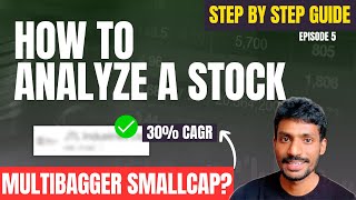 Stock Analysis Made Easy  Part 5  Step by Step Demo on How to Analyse a Stock [upl. by Earesed156]