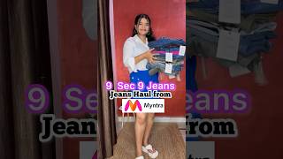 Myntra high waist jeans haul amazon myntra ytshorts yt meeshohaul myntra [upl. by Chandler]