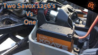 E Revo 20 Two Servos Vs One [upl. by Nyrhtac451]