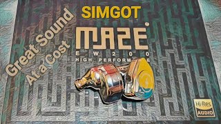 Simgot EW200 Maze  Great sound but at a cost [upl. by Annahpos386]