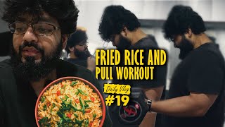 Transformation Day 19  BACK amp ARMS workout fueled by fried rice and eggs [upl. by Bonita]