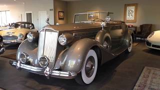 1937 Packard Twelve Coupe Roadster walk around [upl. by Parik809]