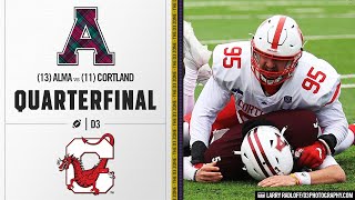 13 Alma vs 11 Cortland Highlights  D3 Football Quarterfinals 2023 [upl. by Etnahc136]