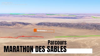 Parcours Marathon des Sables  les étapes [upl. by Furey604]