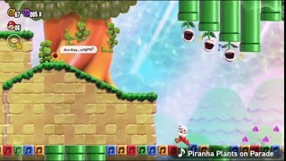 Super Mario Wonder  Piranha Plant sings quottoreador marchquotThe Fnaf Song [upl. by Daisey941]