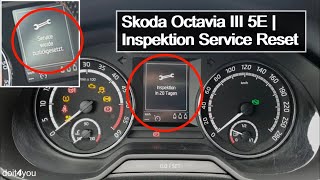 Skoda Octavia III 5E – Inspektion Service Reset  DIY  How To  TUTORIAL [upl. by Eeresid]