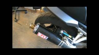 BANDIT 1250 SUZUKI yoshimura pipe can catalytic converter removed sounds sweet [upl. by Refinney]