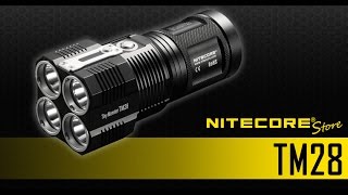 NITECORE TM28 6000 Lumens Tiny Monster Rechargeable LED Flashlight  Upgrade to TM26 [upl. by Attikram696]