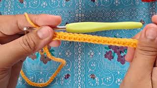 How to make a single crochet  for beginners [upl. by Yroggerg826]