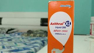 Complete medicine review in Hindi Azithral XL liquid 200 ready to use syrup [upl. by Noleta737]