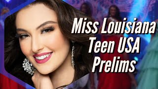 Miss Louisiana Teen USA 2022 Preliminary Competition  Rachel Pizzolato [upl. by Ativla]