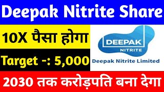 Deepak Nitrite Share Latest News Today Deepak Nitrite Share Analysis Deepak Nitrite Share Target [upl. by Tigdirb]