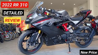 2022 TVS Apache RR 310 Bs6 Detailed Review  On Road Price  Features Top speed   apache rr310 [upl. by Anahsat79]