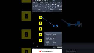 Multi Leader MLD command in AutoCAD shorts [upl. by Yelsnit]