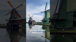 Zaandam Windmill Netherlands zaandam windmills netherlands holland [upl. by Nonnah]