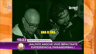 La impactante experiencia paranormal de Salfate y César Parra [upl. by Esorylime]