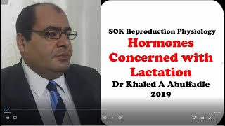 Hormones concerned with lactation 32019 by Dr Khaled A Abulfadle [upl. by Annor]