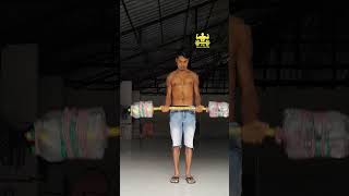 Ghar mein gym ytshorts trendingshorts youtubeshorts shortsfeed gym workoutmotivation [upl. by Charley596]