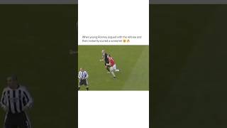 When young Rooney argued with the referee and then instantly scored a screamer 🤯🔥 [upl. by Ragas329]