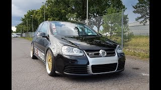 Golf 5 R32 35quot Klappenabgasanlage ab Kat Made by EExhaust  insane Sound [upl. by Akiras]