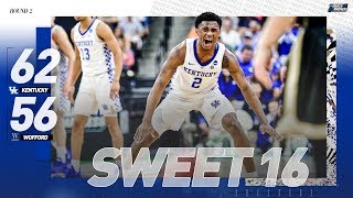 Kentucky vs Wofford Second round NCAA tournament extended highlights [upl. by Natasha762]