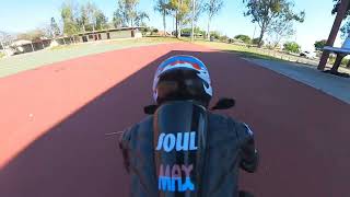 Remote Control Motorcycle Run In Ipswich Netball Court [upl. by Lambard]