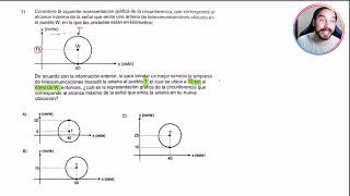 1 5📚Resolución de Prueba ESTANDARIZADA de MATEMATICAS  Técnicos 2023  Circunferencias [upl. by Uchish]