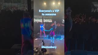 Everyone’s a VIP to Someone at Glastonbury glastonbury [upl. by Namlas138]