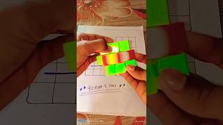 3x3 RUBIKS CUBE EASY TRICK VIRAL TRENDING SHORTS [upl. by Dorcy]