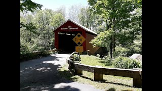 Bakers Camp Covered Bridge Putnam County Indiana [upl. by Ailahtan]