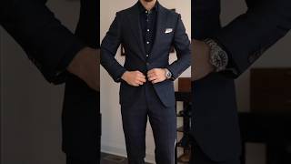 How To Style Mens Navy Blue Suits [upl. by Richardson886]