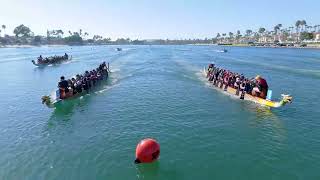 Long Beach Dragon Boat 2024 Mixed Div Final [upl. by Marmion]